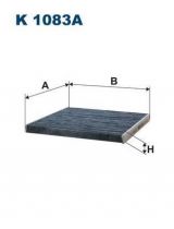FILTRON K 1083A Фильтра салонный угольный