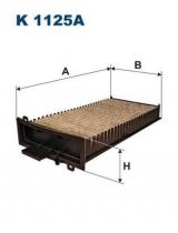 FILTRON K 1125A Фильтра салонный угольный