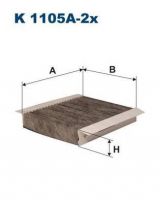 FILTRON K 1105A-2X Фильтра салонный угольный