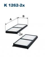 FILTRON K 1262-2X Фильтра салонный
