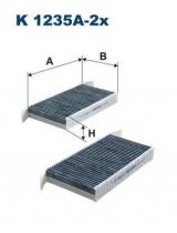 FILTRON K 1235A-2X Фильтра салонный