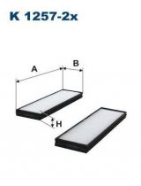 FILTRON K 1257-2X Фильтра салонный