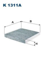 FILTRON K 1311A Фильтра салонный угольный
