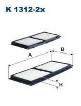 FILTRON K 1312-2X Фильтра салонный
