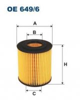 FILTRON OE 649/6 Фильтр масляный