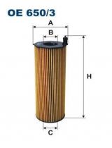 FILTRON OE 650/3 Фильтр масляный