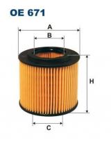 FILTRON OE 671 Фильтр масляный