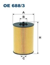 FILTRON OE 688/3 Фильтр масляный