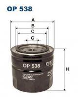 FILTRON OP 538 Фильтр масляный
