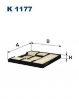 FILTRON K 1177 Фильтра салонный (рамка)