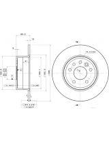 BREMBO 08.7015.21 Тормозной диск