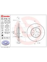 BREMBO 09.9159.10 Тормозной диск
