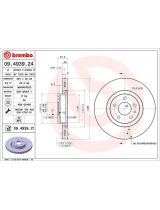 BREMBO 09.4939.21 Тормозной диск
