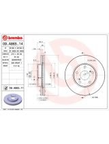 BREMBO 09.A865.14 Тормозной диск
