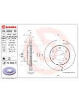 BREMBO 09.9996.10 Тормозной диск