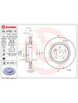 BREMBO 09.A760.11 Тормозной диск
