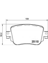 BREMBO P85135 Колодки дисковые 4 шт