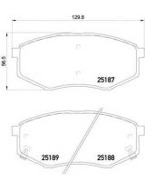 BREMBO P30055 Колодки дисковые 4 шт