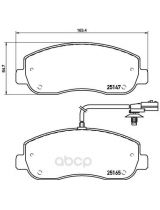 BREMBO P68062 Колодки дисковые 4 шт