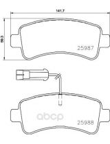 BREMBO P61130 Колодки дисковые 4 шт