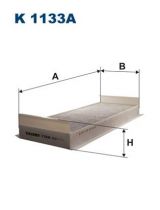 FILTRON K 1133A Фильтр салона, угольный