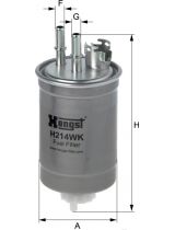 Hengst H214WK Фильтр топливный