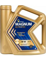Моторное масло ROSNEFT Magnum Ultratec 5W-40 4л
