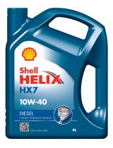 Моторное масло SHELL 550040428 Helix diesel HX7 10W-40 4л