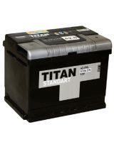 TITAN Аккумулятор Standart 62.0VL 570А (62 А/ч)