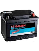 HAGEN Аккумулятор Starter 56001 510А (60 А/ч)