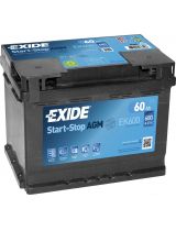 EXIDE Аккумулятор Start-Stop AGM EK600 680А (60 А/ч)