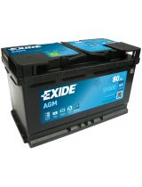 EXIDE Аккумулятор Start-Stop AGM EK800 800А (80 А/ч)