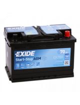 EXIDE Аккумулятор Start-Stop AGM EK700 (70 А/ч)