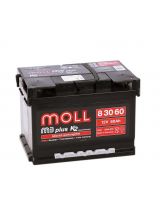 MOLL Аккумулятор M3 plus K2 83060 550А (60 А/ч)