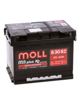 MOLL Аккумулятор M3 plus K2 83062 600А (62 А/ч)