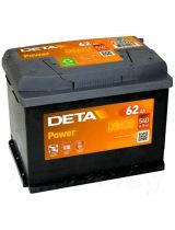 DETA Аккумулятор Power DB620 540А (62 А/ч)