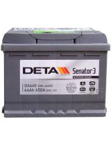 DETA Аккумулятор Senator 3 DA640 640А (64 А/ч)