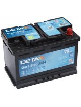 DETA Аккумулятор Micro-Hybrid AGM DK700 760А (70 А/ч)