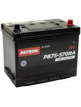 Patron PB75-570RA Аккумулятор ASIA 12V 75AH (57 А/ч) (R+) B1+