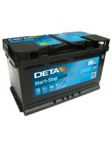 DETA Аккумулятор Micro-Hybrid AGM DK800 800А (80 А/ч)