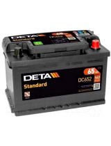 DETA Аккумулятор Standard DC652 540А (65 А/ч)