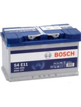 BOSCH 0 092 S4E 111 Аккумулятор S4 E10 730А (80 А/ч)