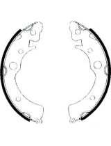 AP 04810 Колодки барабанные задние
