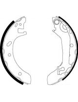 AP 07140 Колодки барабанные задние