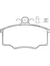 AP 05P187 Колодки дисковые