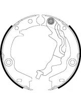 AP 09440 Колодки барабанные