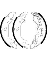 AP 07690 Колодки барабанные задние
