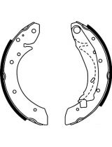 AP 07730 Колодки барабанные задние