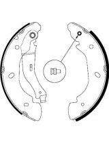 AP 08580 Колодки барабанные задние