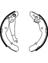 AP 07300 Колодки барабанные задние